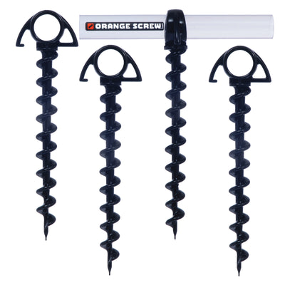 Demo - Small Ground Anchor - Black - 4 Pack