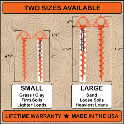 Demo - Small Ground Anchor - 4 Pack